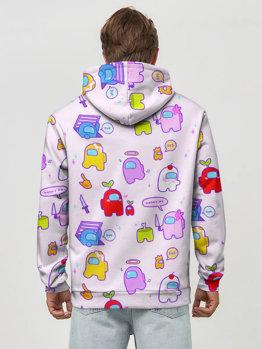 Худи мужской база хлопок / Among Us