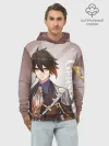 Худи мужской база хлопок / GENSHIN IMPACT, ЧЖУН ЛИ