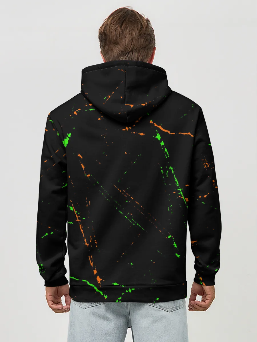 Худи мужской база хлопок / AMONG US - FORTNITE REX