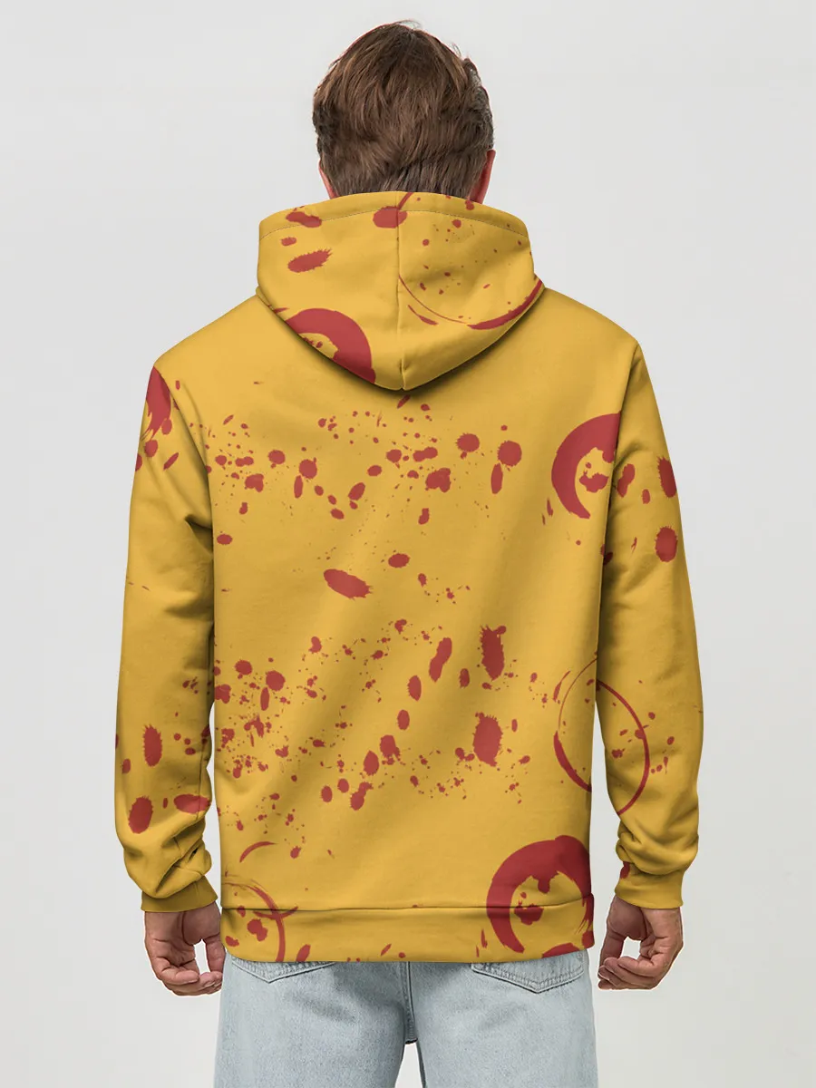 Худи мужской база хлопок / Лис Самурай