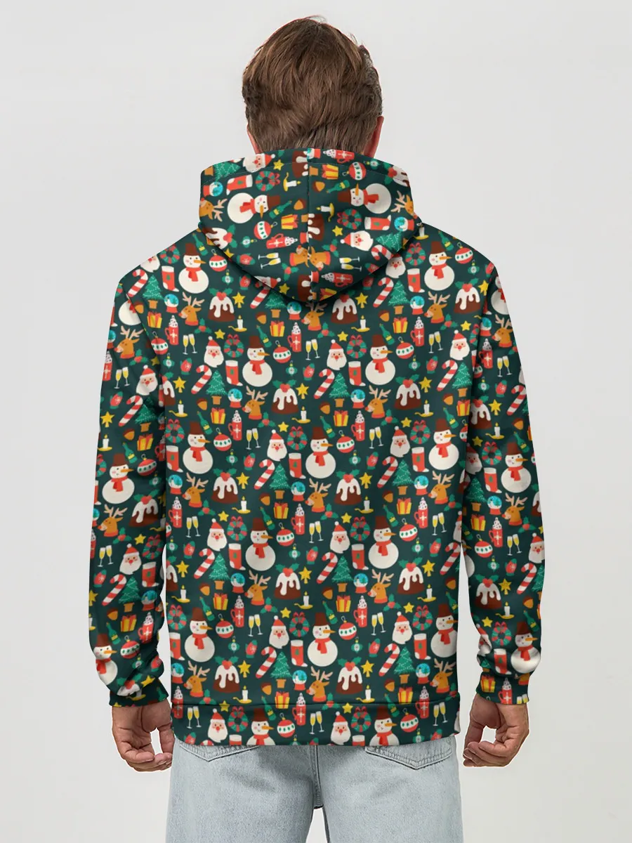 Худи мужской база хлопок / Новый Год