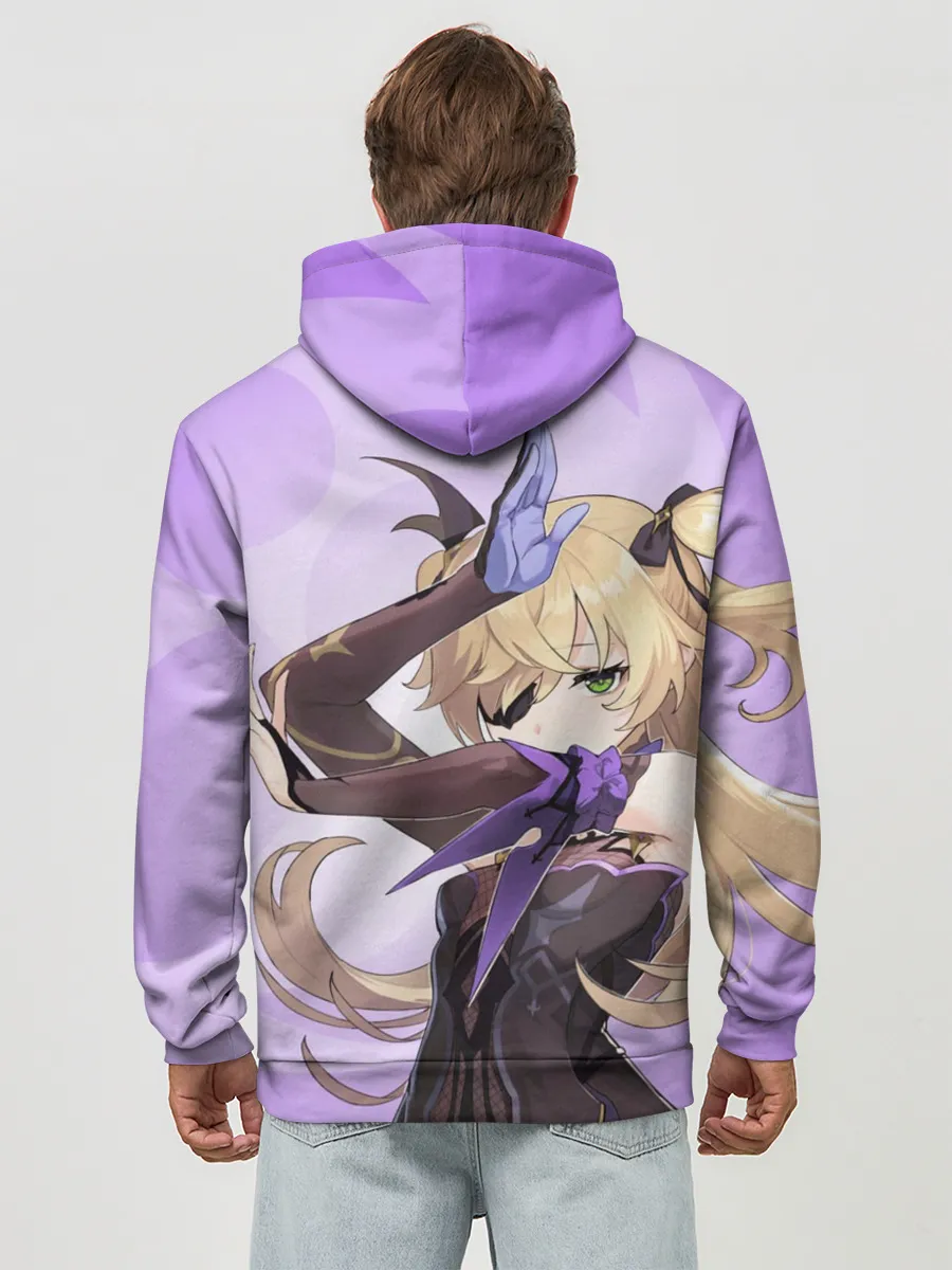 Худи мужской база хлопок / GENSHIN IMPACT, ФИШЛЬ