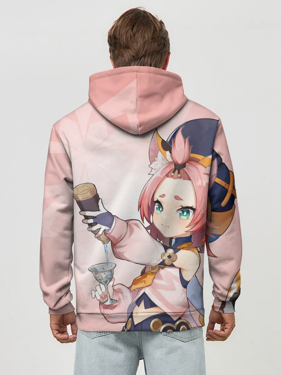 Худи мужской база хлопок / GENSHIN IMPACT, ДИОНА