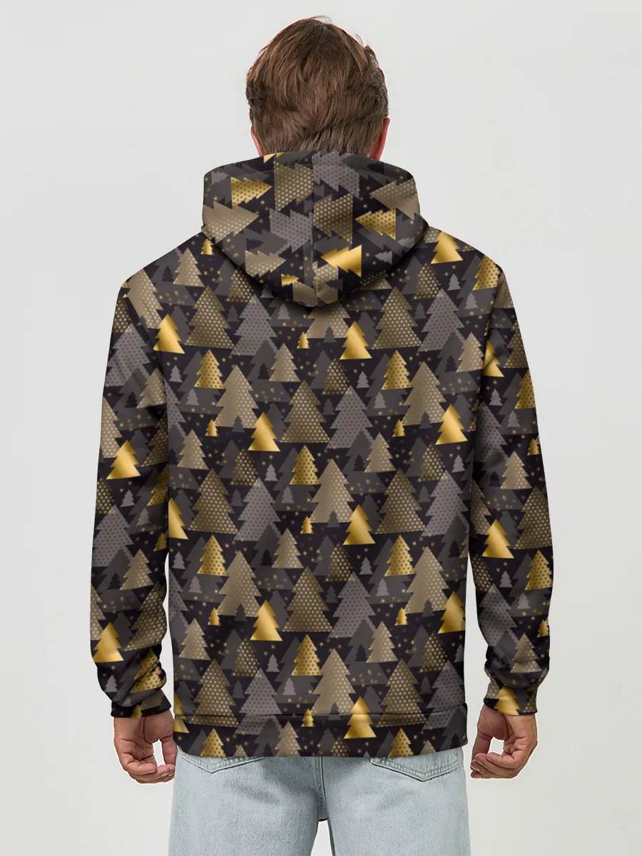 Худи мужской база хлопок / Ёлочки