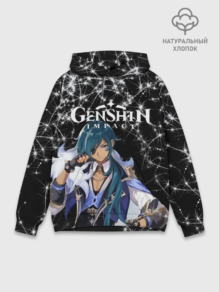 Худи мужской база хлопок / enshin Impact