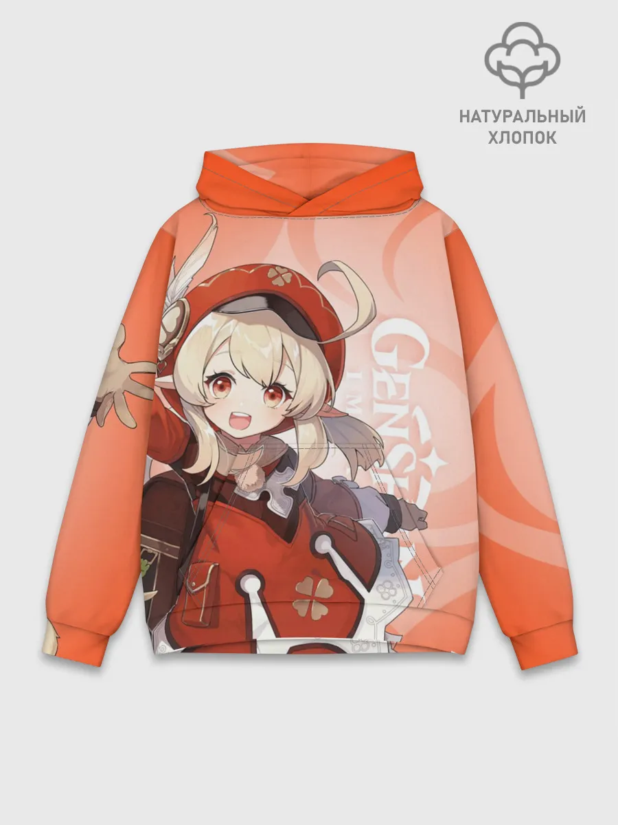 Худи мужской база хлопок / GENSHIN IMPACT, КЛИ