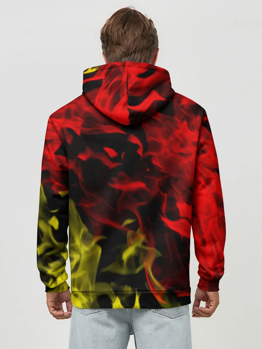 Худи мужской база хлопок / Маг огня Among us