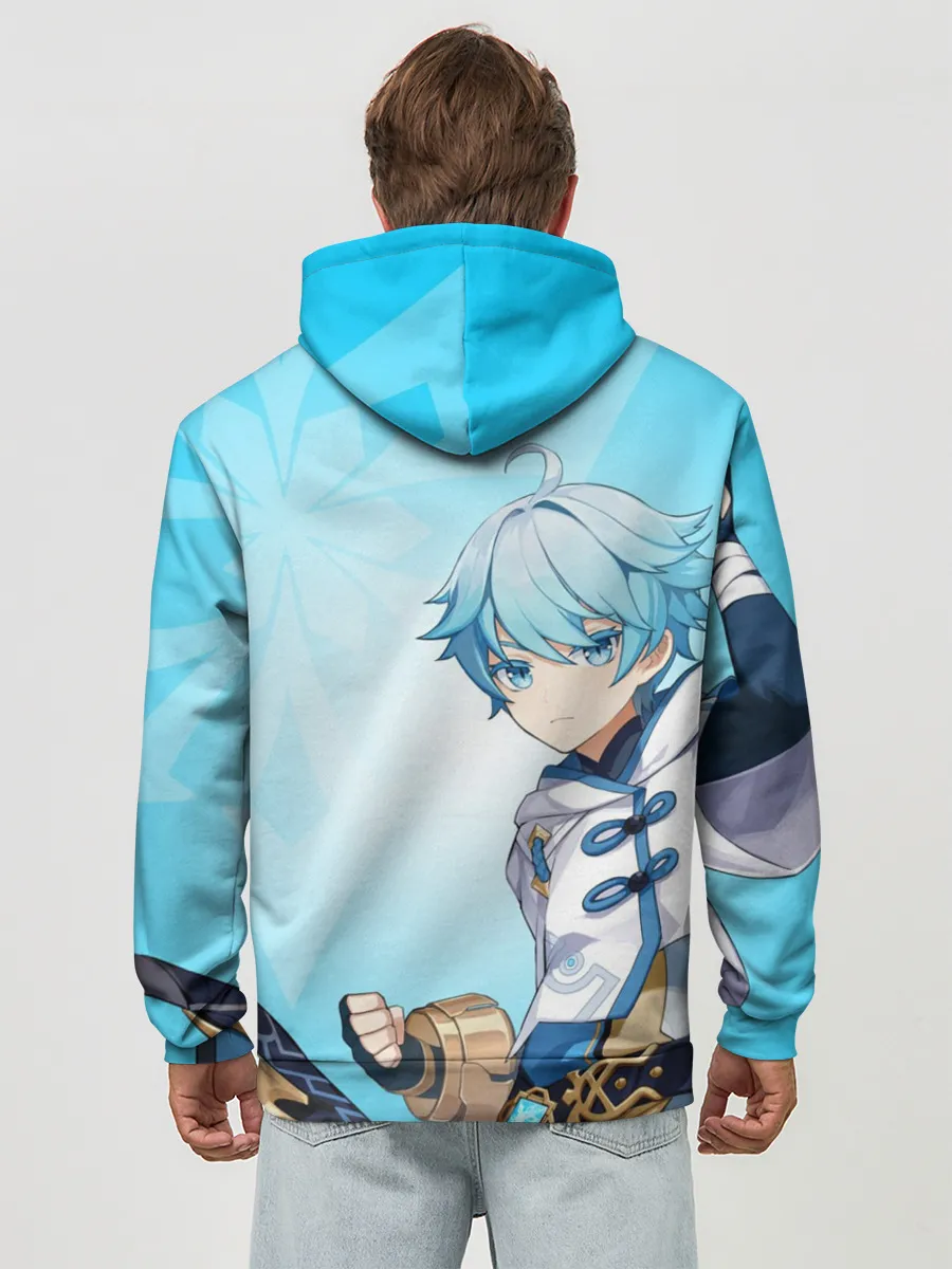 Худи мужской база хлопок / GENSHIN IMPACT, ЧЖУН ЮНЬ