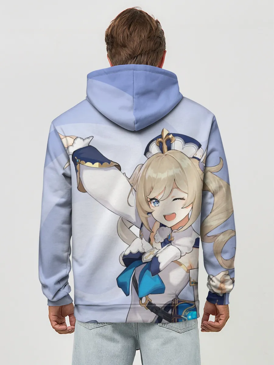 Худи мужской база хлопок / GENSHIN IMPACT, БАРБАРА,