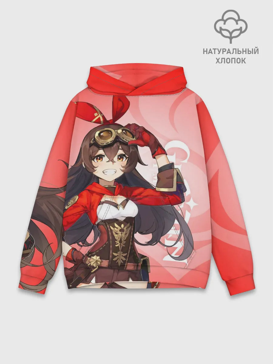 Худи мужской база хлопок / GENSHIN IMPACT, ЭМБЕР,