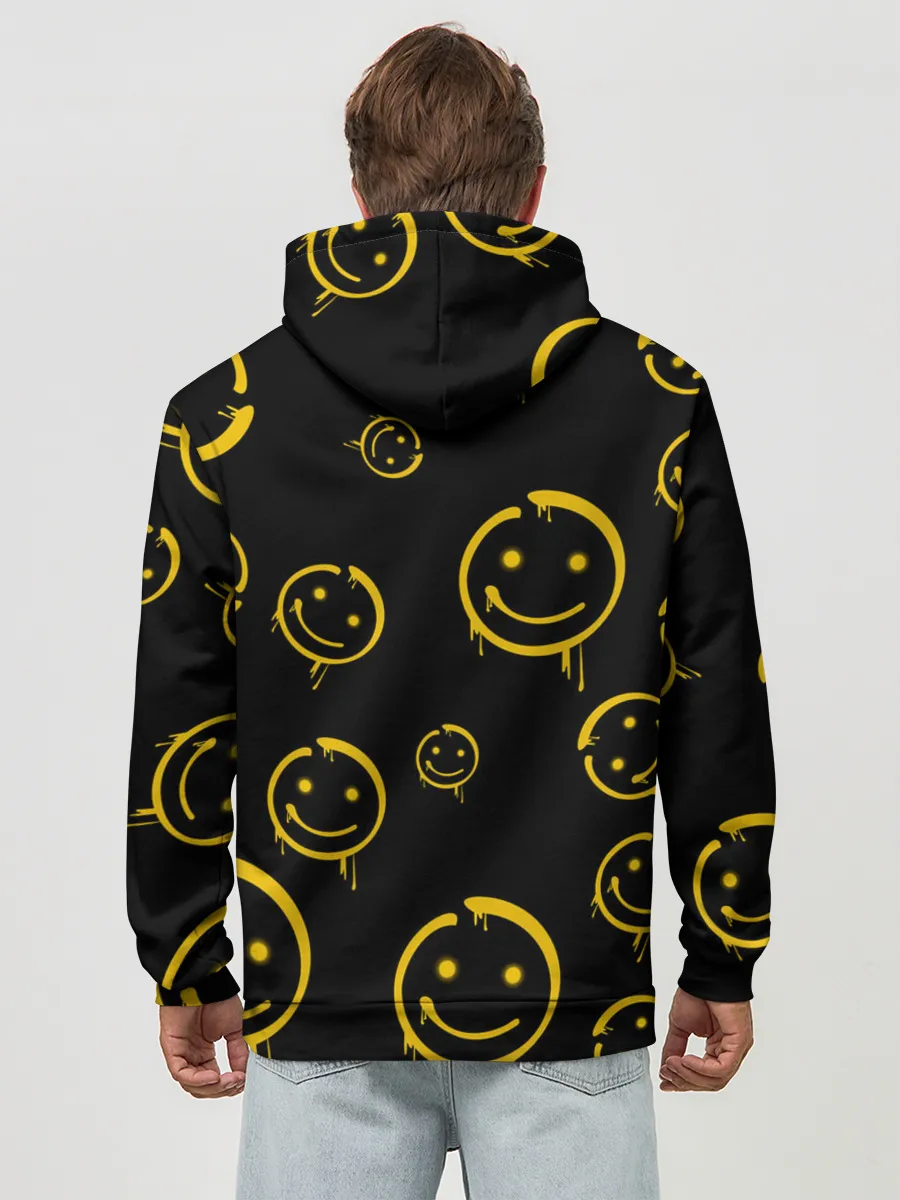 Худи мужской база хлопок / Смайл