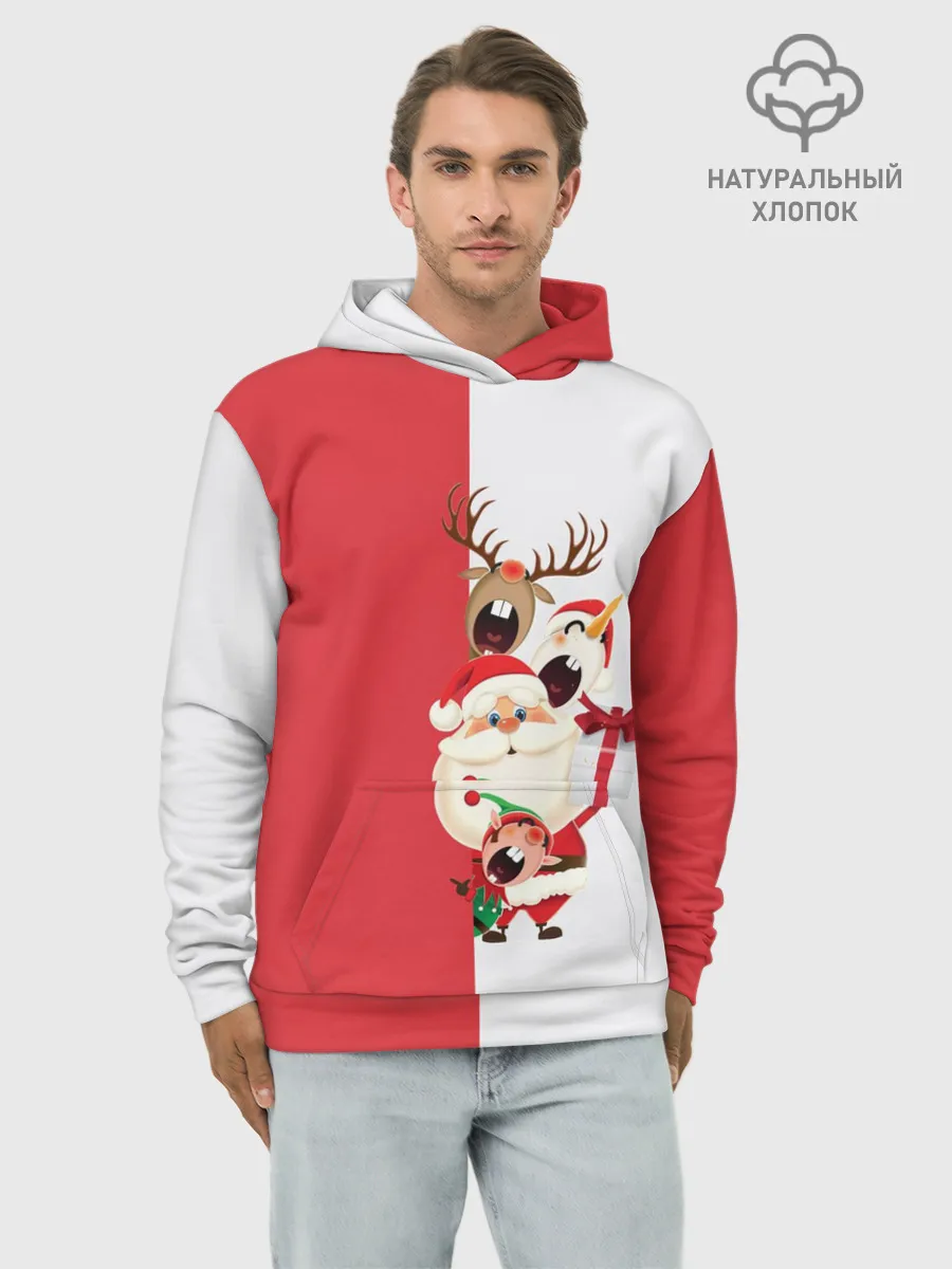 Худи мужской база хлопок / С Новым Годом!