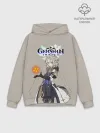 Худи мужской база хлопок / Genshin impact/Альбедо