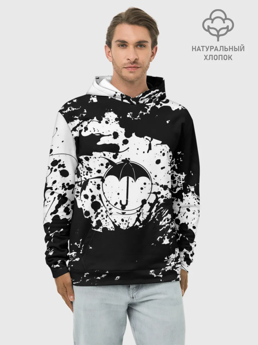 Худи мужской база хлопок / Академия Амбрелла