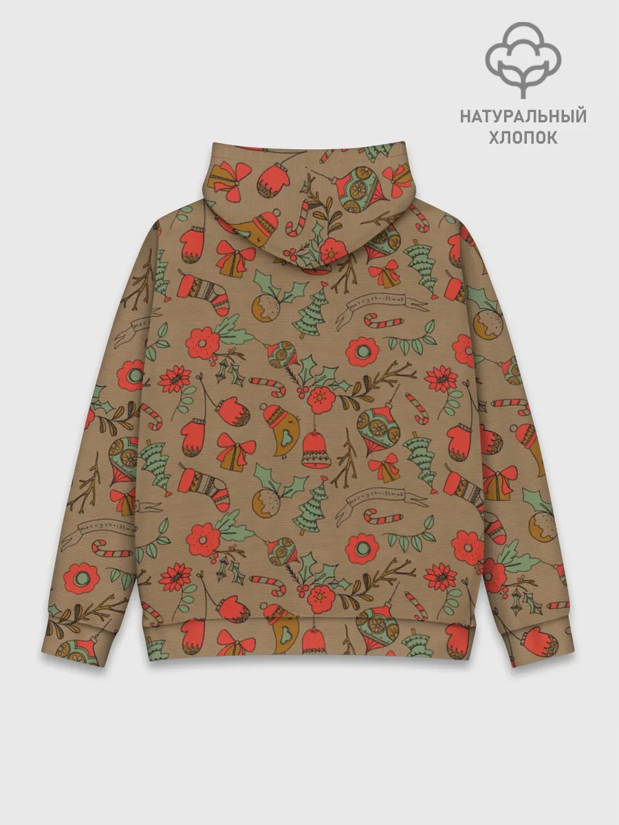 Худи мужской база хлопок / Merry Christmas!