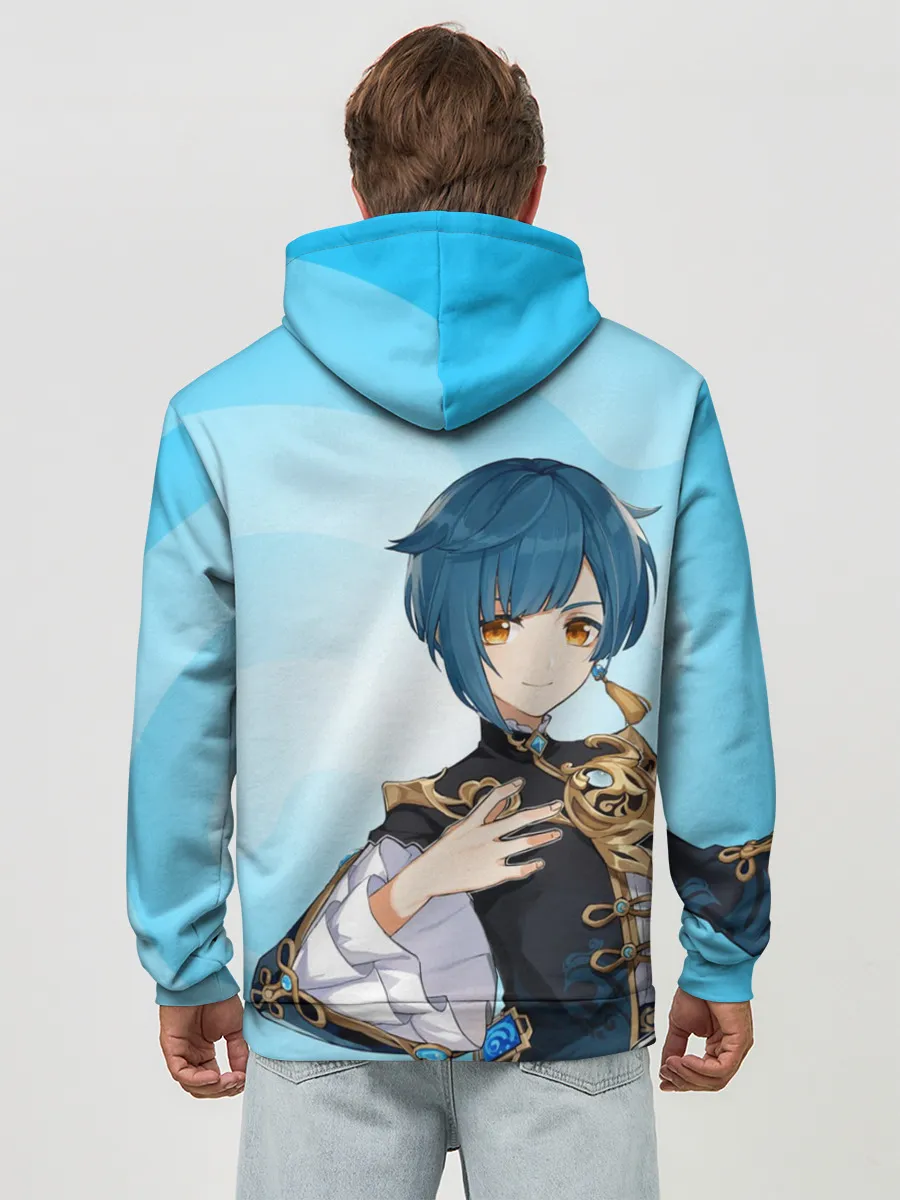 Худи мужской база хлопок / GENSHIN IMPACT, СИН ЦЮ