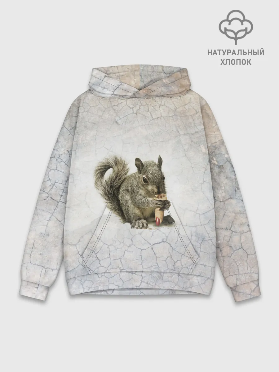 Худи мужской база хлопок / Белки