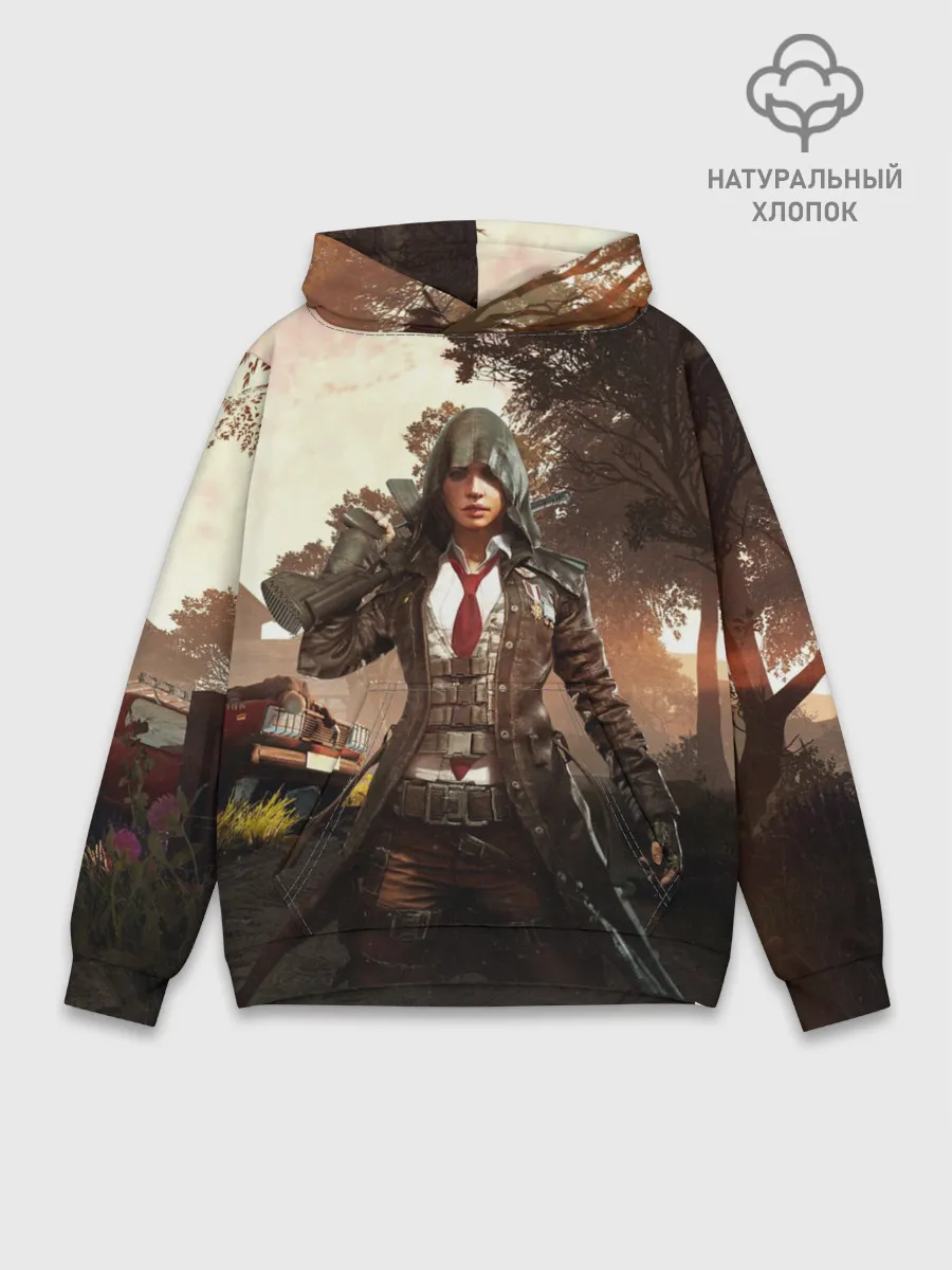 Худи мужской база хлопок / PUBG