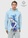 Худи мужской база хлопок / коносуба аква поза