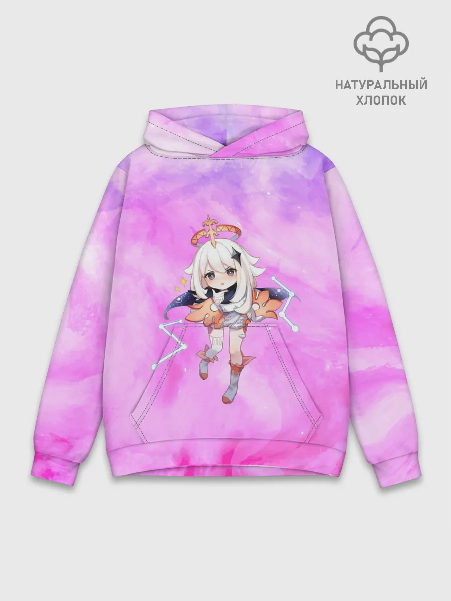 Худи мужской база хлопок / Genshin Impact