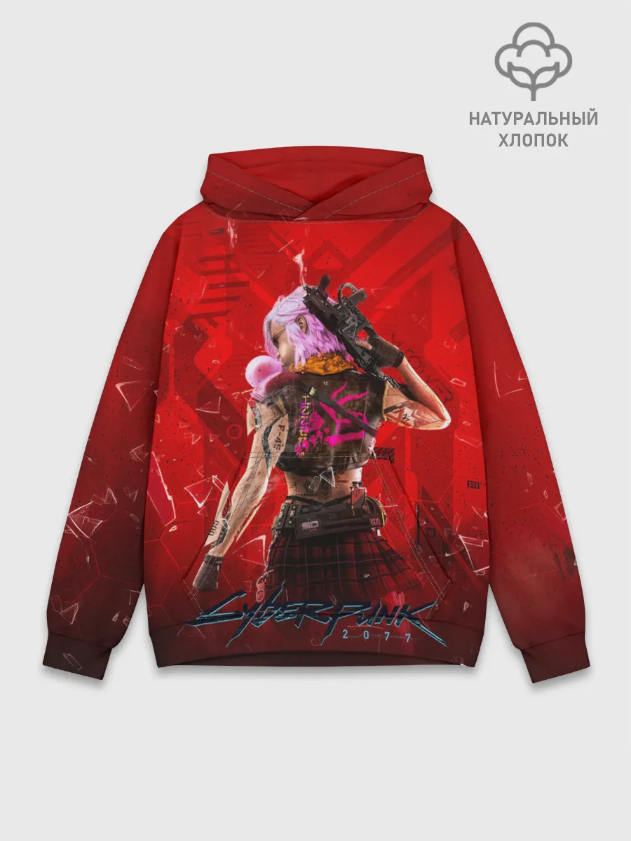 Худи мужской база хлопок / КИБЕРПАНК 2077