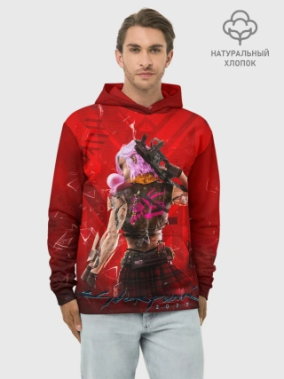 Худи мужской база хлопок / КИБЕРПАНК 2077