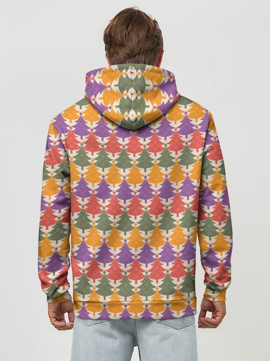 Худи мужской база хлопок / Ёлочки