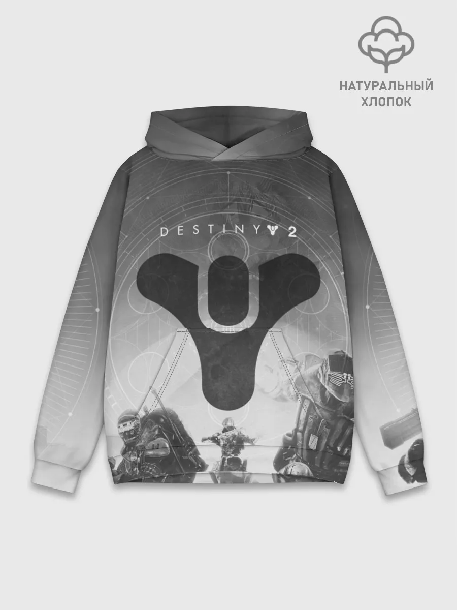 Худи мужской база хлопок / DESTINY