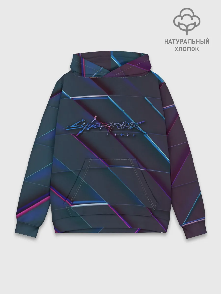 Худи мужской база хлопок / Cyberpunk 2077