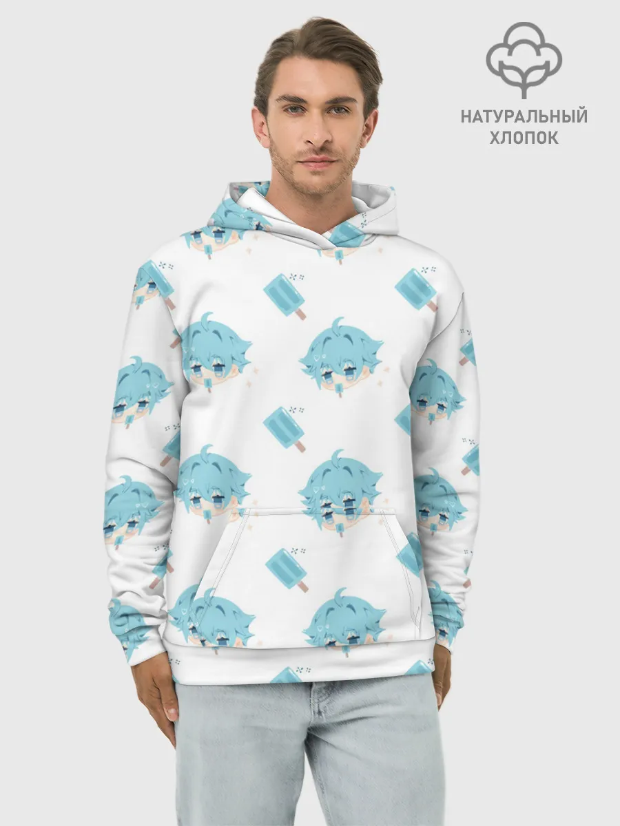 Худи мужской база хлопок / Genshin Impact