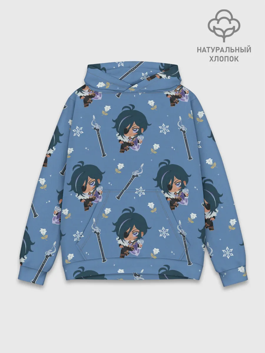 Худи мужской база хлопок / Genshin Impact