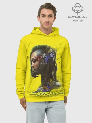 Худи мужской база хлопок / Киберпанк 2077