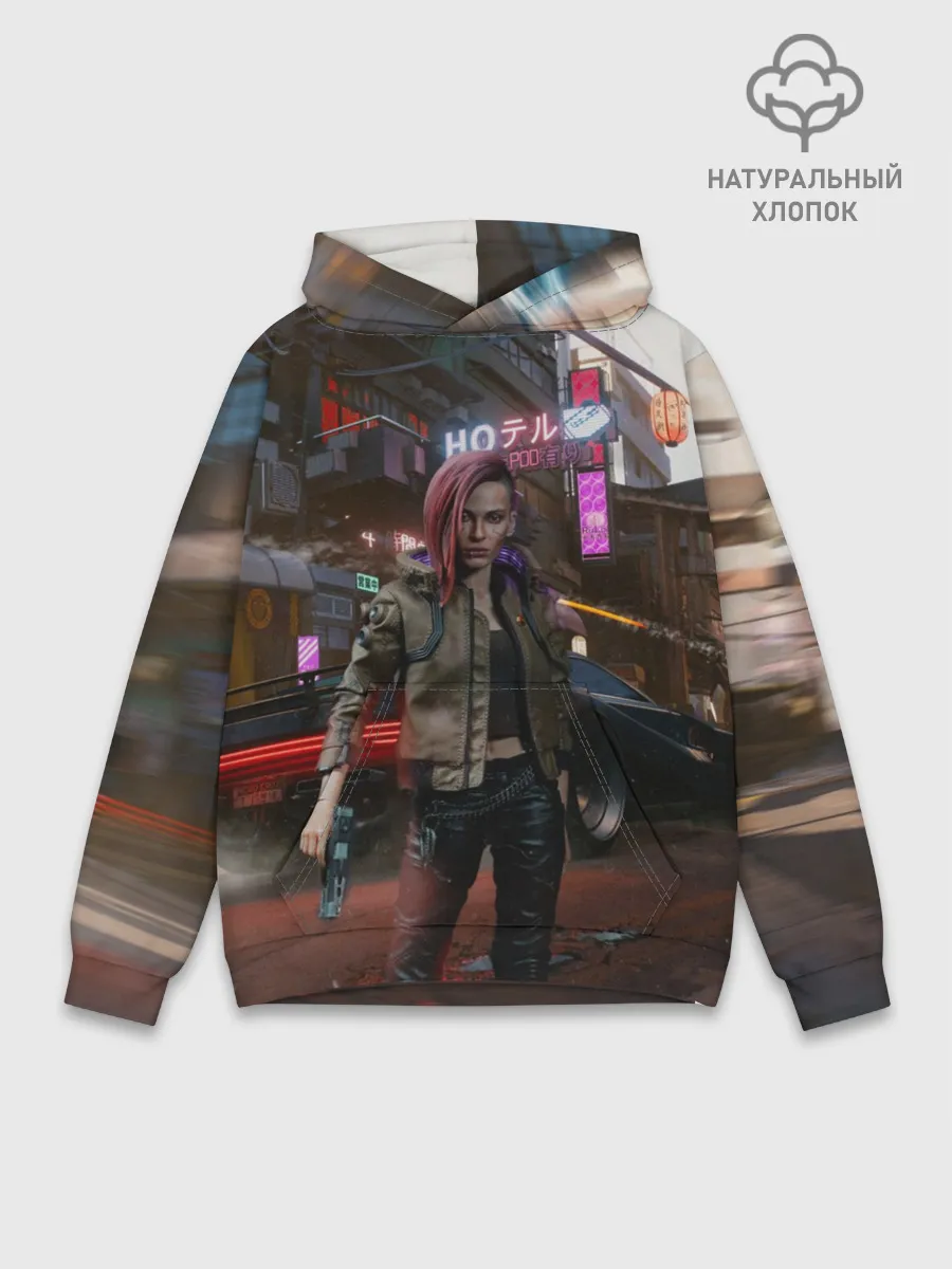 Худи мужской база хлопок / Cyberpunk 2077