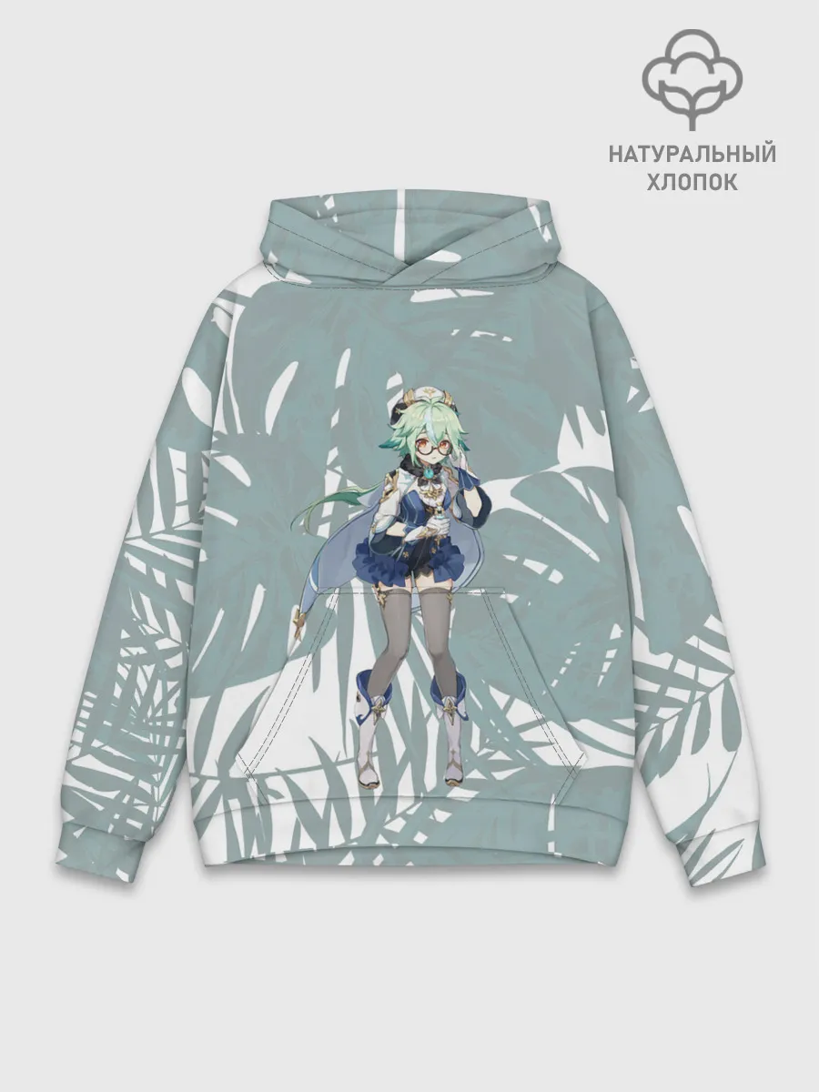 Худи мужской база хлопок / Genshin Impact