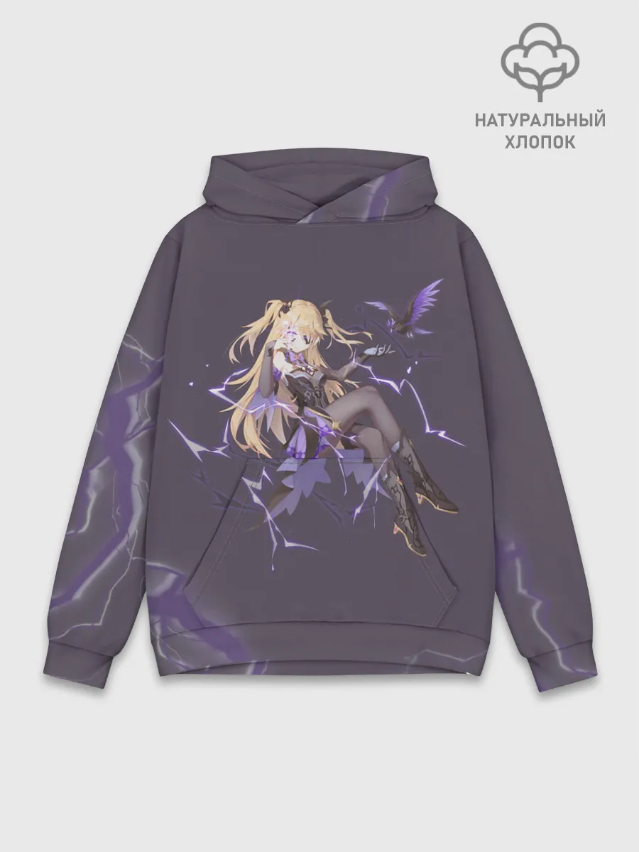 Худи мужской база хлопок / Genshin Impact