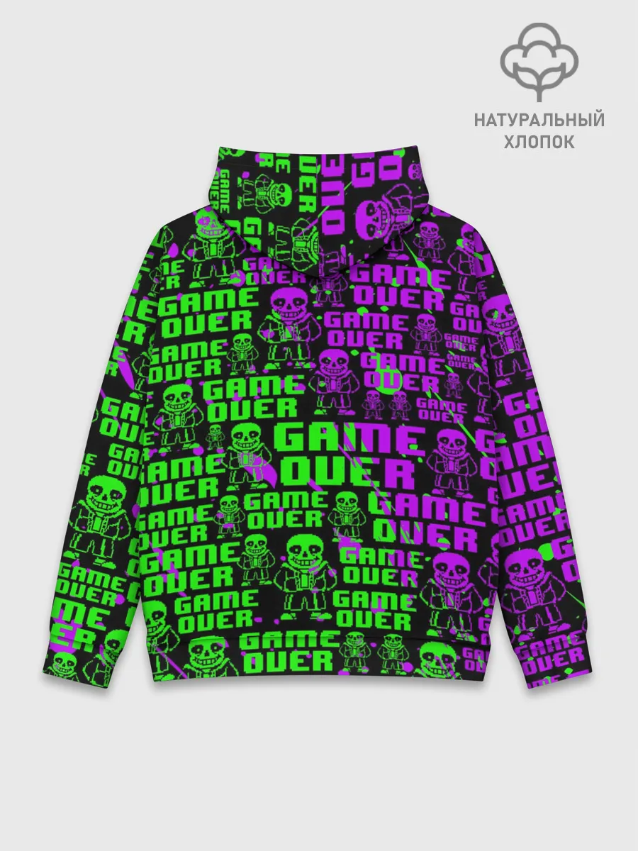 Худи мужской база хлопок / UNDERTALE