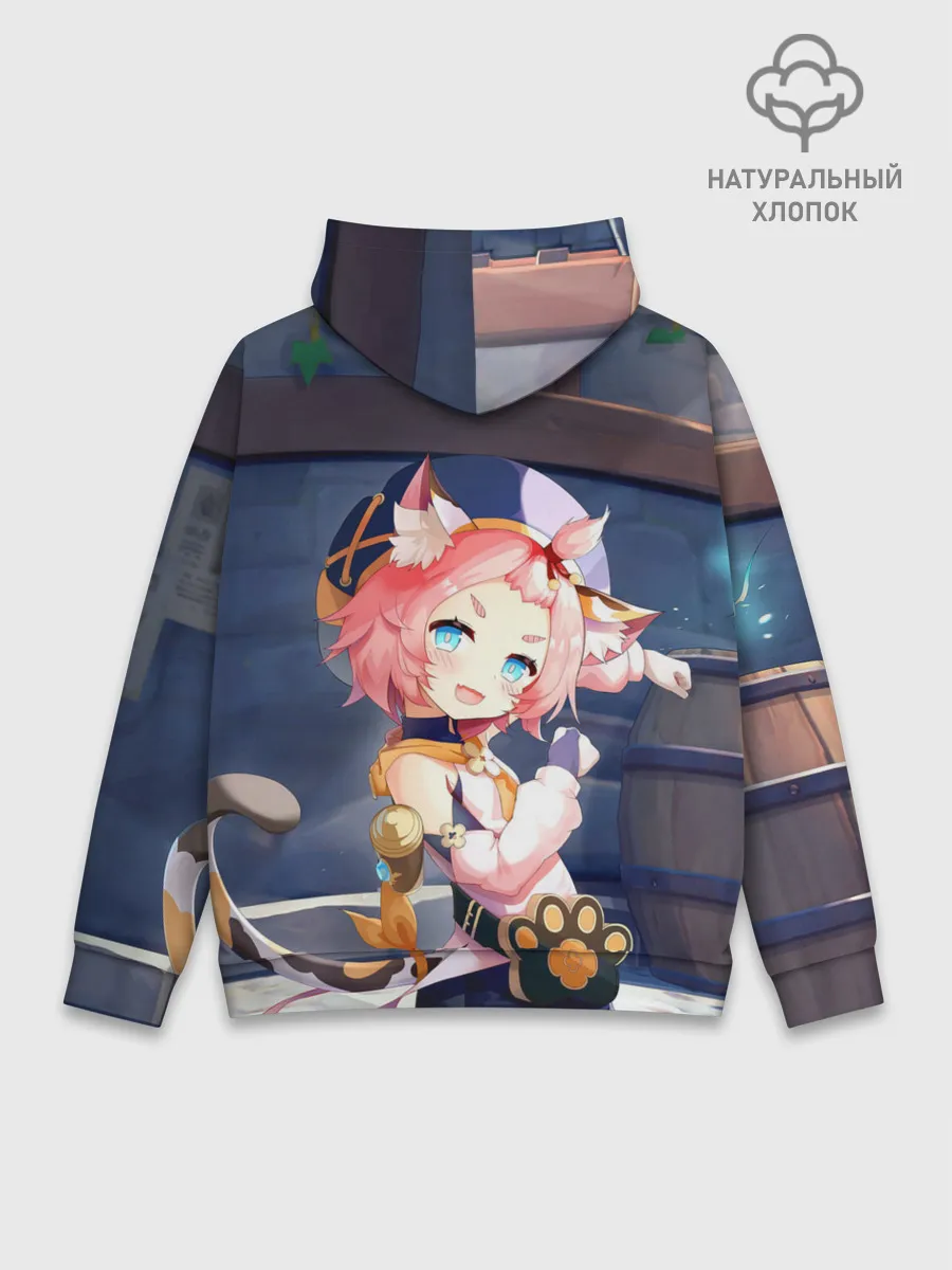 Худи мужской база хлопок / GENSHIN IMPACT