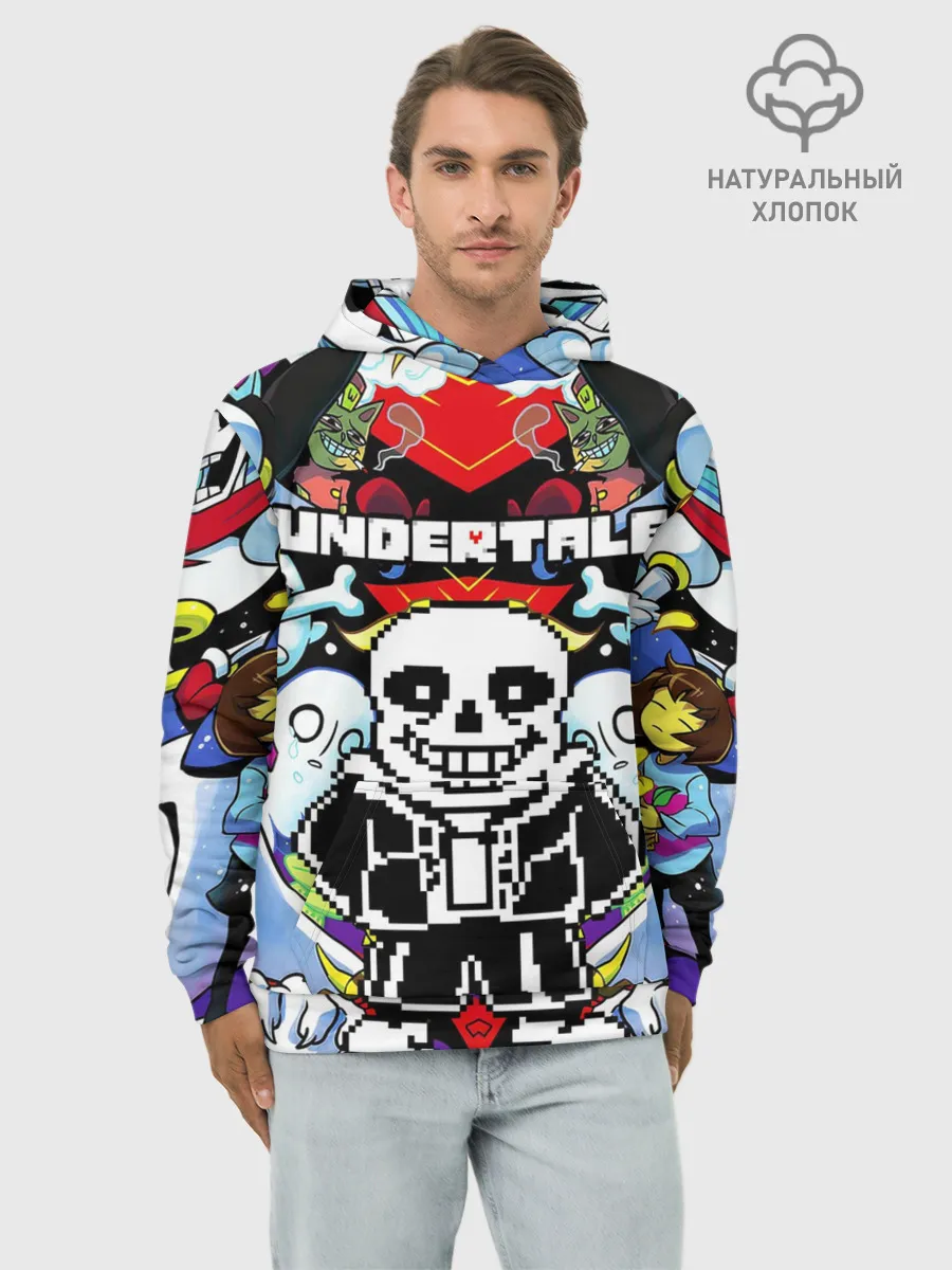 Худи мужской база хлопок / UNDERTALE