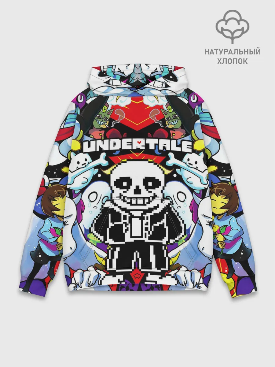 Худи мужской база хлопок / UNDERTALE
