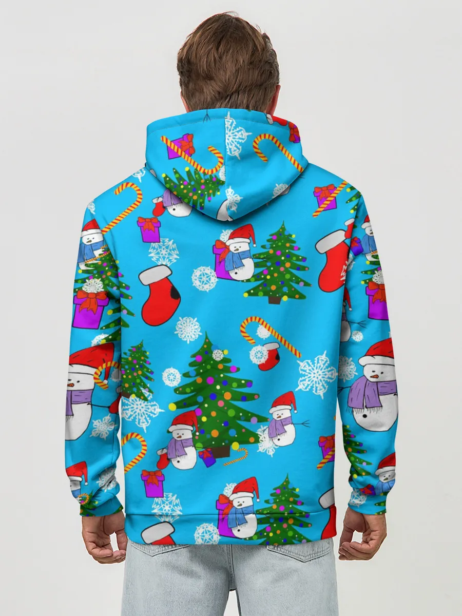 Худи мужской база хлопок / Новый год