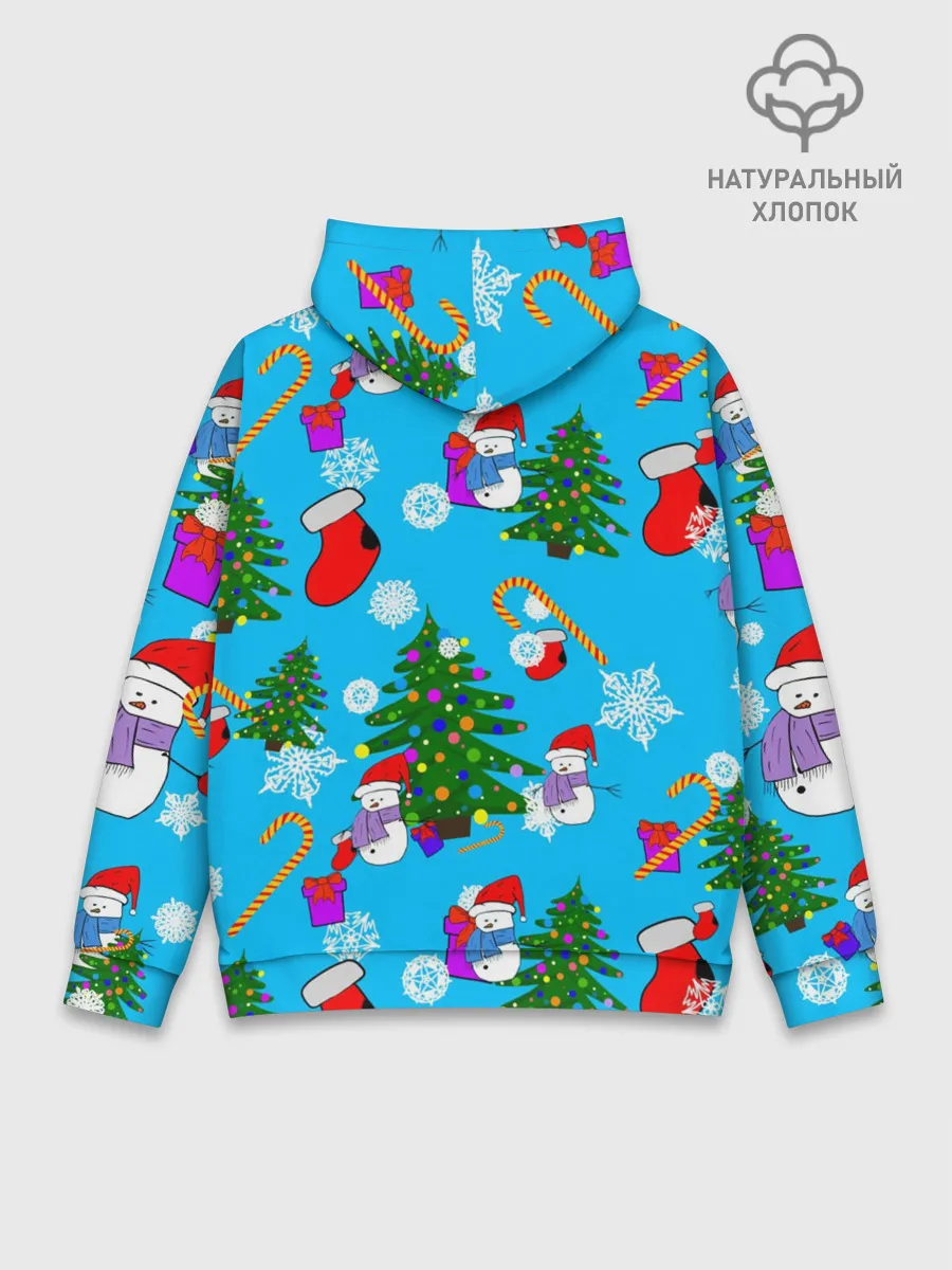 Худи мужской база хлопок / Новый год