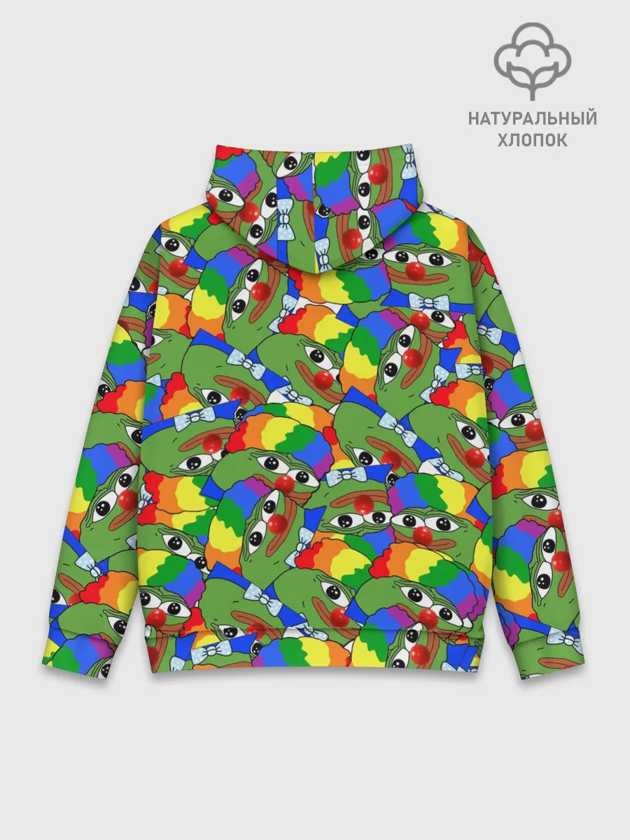 Худи мужской база хлопок / ПЕПЕ КЛОУН