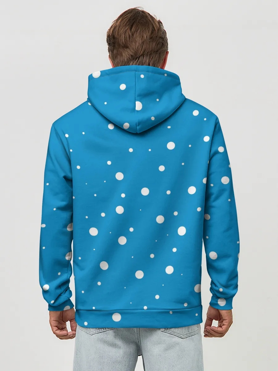 Худи мужской база хлопок / Новогодний гном