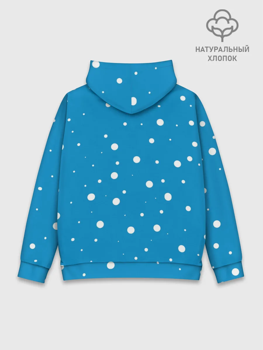 Худи мужской база хлопок / Новогодний гном