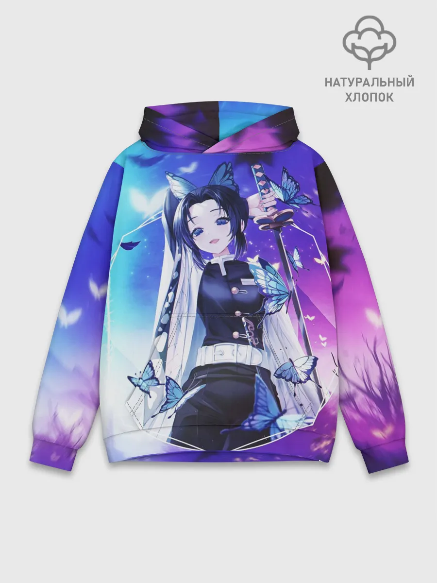 Худи мужской база хлопок / Шинобу