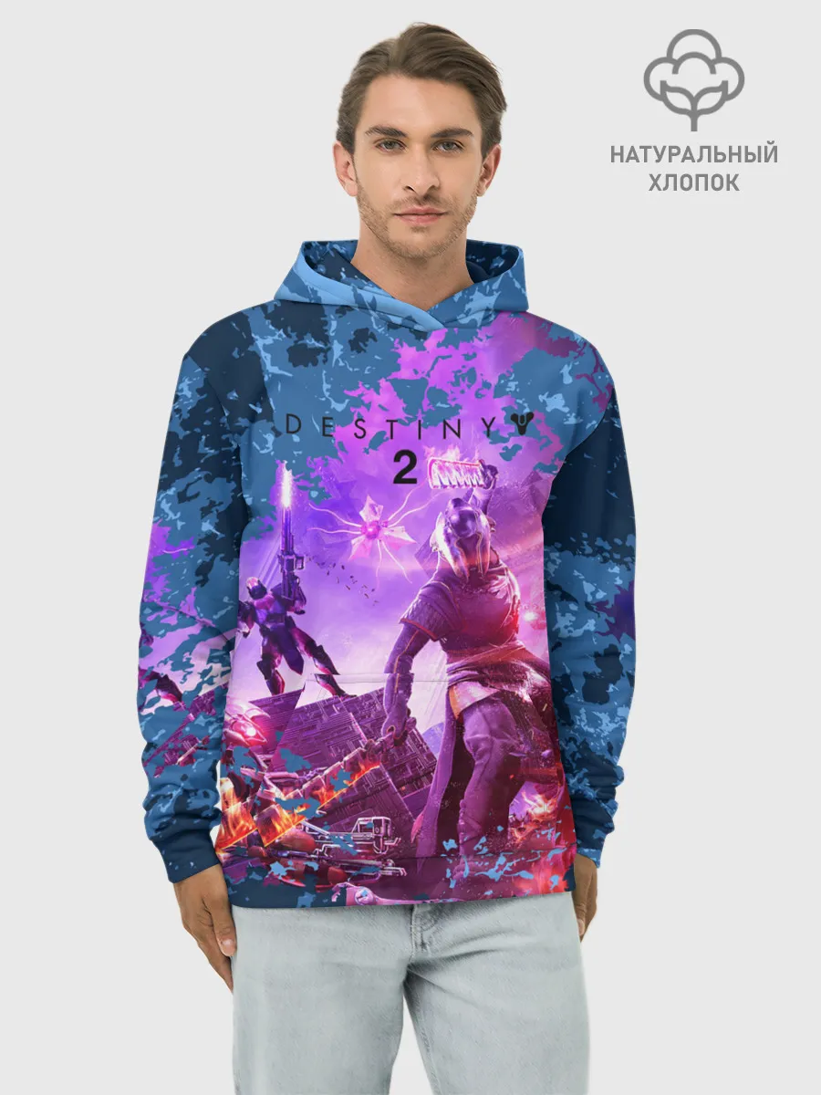 Худи мужской база хлопок / Destiny 2 : Beyond Light
