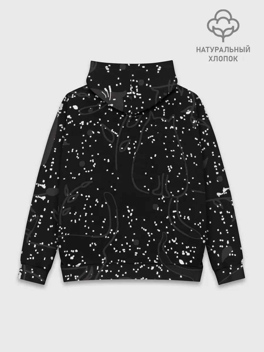 Худи мужской база хлопок / Кис-Кис