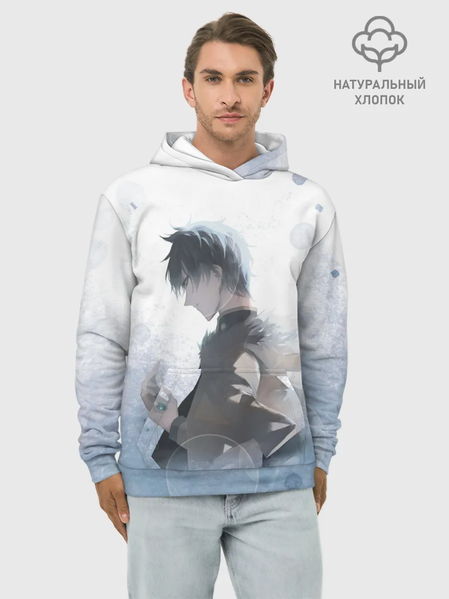 Худи мужской база хлопок / Yuno Black Clover