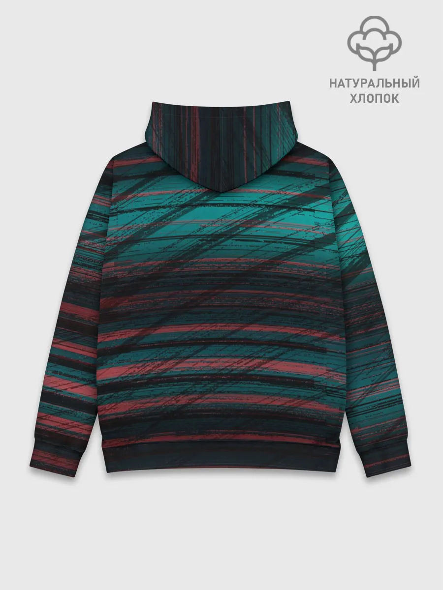 Худи мужской база хлопок / Zero Two Glitch