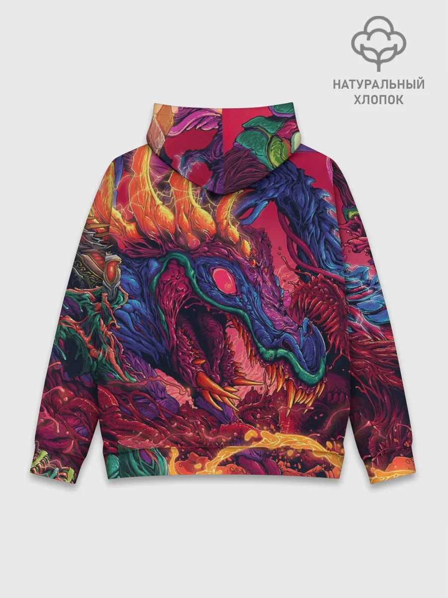 Худи мужской база хлопок / HYPER BEAST | СКОРОСТНОЙ ЗВЕРЬ